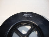 USED SURPLUS MIL-SPEC 108FT REEL OF STAINLESS STEEL 3/16" GUY CABLE WITH PULLEY + SPRING CLIPS