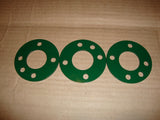 Heavy Duty 1/8" Steel Antenna Guy Ring - Green Set Of 3 FREE SHIPPING WITHIN THE U.S.!